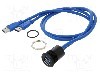 Conector {{Tip conector}}, versiune USB 3.0, {{Orientare spa&amp;#355;iala}}, ONPOW - USB-13-BK