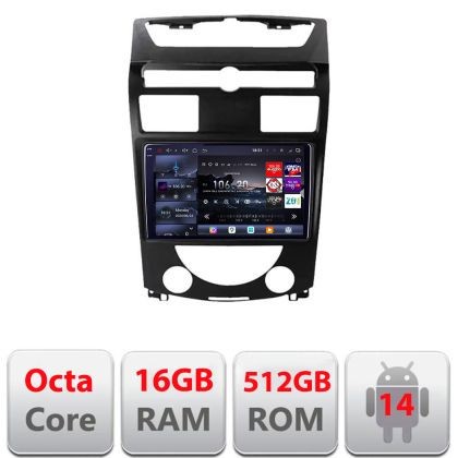 Navigatie Ssang Yong Rexton 2006-2013 Edotec Kit- rexton07 8 core QLED 2K 16+512 360 Android Waze USB Navigatie Internet Youtube Radio CarStore Techno