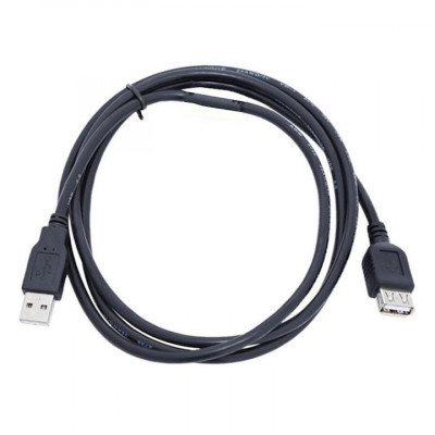 Cablu USB A Tata-Mama Negru, Versiune 2.0, 3 M Lungime - Prelungitor Extensie USB Tip Mama Tata foto