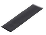 Manşon termocontractabil cu adeziv negru 25,4mm 1m