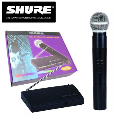 LICHIDARE STOC! MICROFON PROFESIONAL SHURE SH200,RECEIVER INCLUS,SUNET HI FI! foto