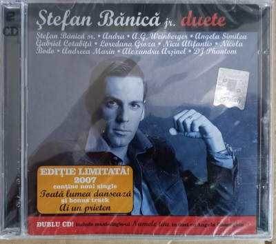 Stefan Bănică jr. - duete , dublu CD sigilat cu muzică rock &amp;#039;n&amp;#039; roll foto