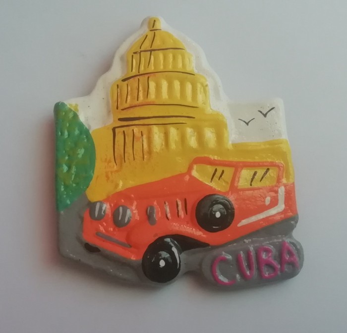 D4 - Magnet frigider - tematica turism - Cuba 1