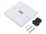 Conector HDMI &icirc;n perete LOGILINK AH0017 &ndash; Soclu HDMI dublu pentru montaj &icirc;n perete