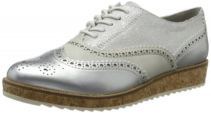 CH2429-6 Pantofi Oxford, model cu aspect perforat