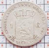 1132 Olanda 1 Gulden 1848 Willem II km 66 argint, Europa