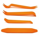 Cumpara ieftin Set 4 leviere demontare panouri interior auto, extractoare tapiterie si clipsuri, plastic rezistent, pentru demontare interior