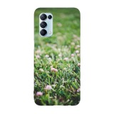 Husa compatibila cu Oppo Find X3 Lite model Green nature, Silicon, TPU, Viceversa, Transparent, Carcasa