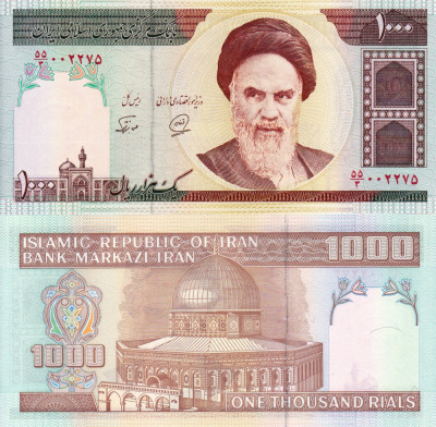 IRAN 1.000 rials ND UNC!!! foto
