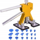 Cumpara ieftin Kit profesional pentru reparatii caroserie auto cu ventuze, 18 adaptoare, pentru eliminarea deformarilor caroseriei, 18.5x12x8 cm