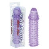 Cumpara ieftin Extensie/Manson Penis Super Stretch, Violet, 15 cm