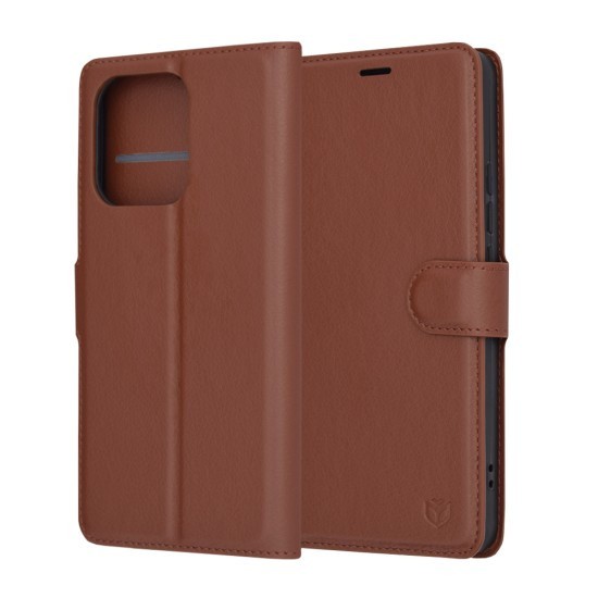 Husa pentru Xiaomi Redmi Note 13 4G - Techsuit Leather Folio - Brown