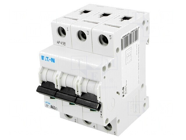 Separator-&icirc;ntrerupător Poli 3 pentru şină DIN 63A 400VAC