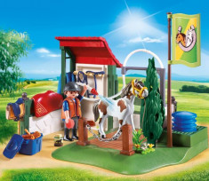 Statie de ingrijire cai - Playmobil foto