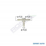 Conector furtun teu universal 4.6mm - alb set 10 buc UNIVERSAL Universal #6, Array