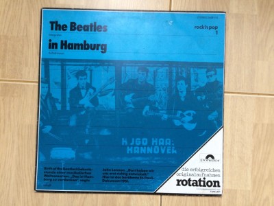the beatles in hamburg disc vinyl lp compilatie muzica r&amp;#039;n&amp;#039;r rock selectii polydor records germany 1979 VG+ foto