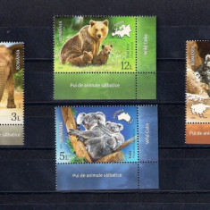 ROMANIA 2019 - PUI DE ANIMALE SALBATICE, MNH - LP 2228