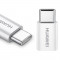 Adaptor USB Type-C - MicroUSB Allview X3 Soul Plus Huawei AP52 alb