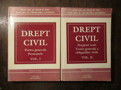 DREPT CIVIL - IOSIF R. URS, 2 VOLUME foto