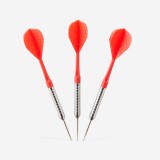 Săgeată darts T100 v&acirc;rf oțel x3 Roșu