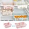 Set 4 organizatoare reglabile pentru frigider, multicolore, 20 cm - 28 cm