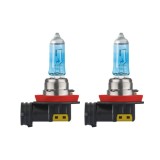 Becuri Far Auto Philips H11 12V 55W White Vision Ultra, Set 2 Bucati, Lumina Alba