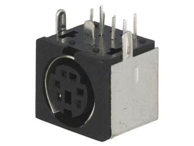Conector DIN mini mamă 6 pini ecranat foto