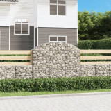 Cumpara ieftin Coș gabion arcuit, 150x30x120/140 cm, fier galvanizat