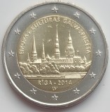 Letonia 2 euro 2014 UNC - Riga &ndash; European Capital of Culture - km 158 - E001, Europa