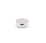 Magnet foarte puternic, gri, disc, simplu, 25 mm X 4 mm