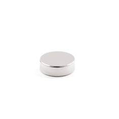 Magnet foarte puternic, gri, disc, simplu, 25 mm X 4 mm