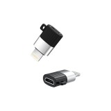 Adaptor OTG MicroUSB - Lightning (Negru) XO Design NB149-B