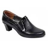 Pantofi de dama eleganti din piele naturala cu toc de 5 cm P72LACN