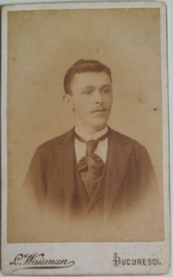 Foto veche CDV L. Waisman Bucuresci / Bucuresti / Calea Rahovei vizvi Dta Balasa foto