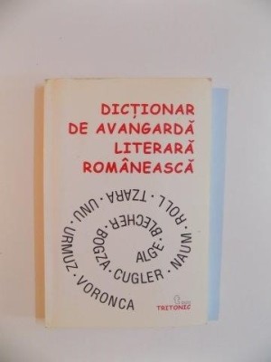 DICTIONAR DE AVANGARDA LITERARA ROMANEASCA , SCRIITORI , REVISTE , CURENTE , 2001 foto