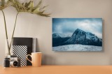 Munte &icirc;n zăpadă veșnică liniște profundă, 39 x 26 cm, CMCLASS