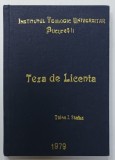 CUVANTUL REVELAT - TEMEI AL COMUNIUNII SI RELATIEI NOASTRE , TEZA DE LICENTA de TULAN I. STEFAN , 1979 , DEDICATIE *
