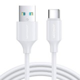 Cumpara ieftin Cablu USB A la USB-C, pentru incarcare si transfer date, 3A, 480 Mbps, lungime 25 cm, alb, Dactylion
