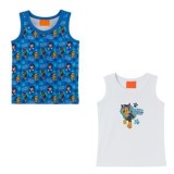 Set 2 Maiouri pentru Copii, Alb si Bleu, cu Model Paw Patrol, CMCLASS