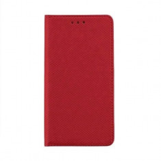 Husa Flip Compatibila cu Xiaomi Redmi Note 11 Pro Plus 5G - iberry Smart Book Tip Carte Rosu