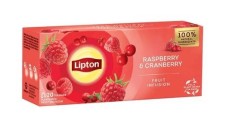 Ceai Lipton fructe zmeura&amp;merisoare 20 plicuri