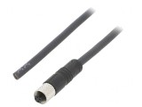 Conector M5 Mufă Mamă 3-PIN Aurit IP67 60V