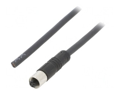 Conector M5 Mufă Mamă 3-PIN Aurit IP67 60V foto