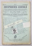 JURISPRUDENTA GENERALA , PUBLICATIUNE SAPTAMANALA DE JURISPRUDENTA ROMANA SI STREINA , NR.25 , 1939