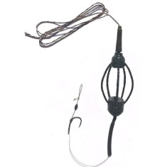 Montura pescuit crap momitor autointepare 50g,45 lb,carlig legat pe fir de par