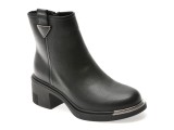 Ghete FLAVIA PASSINI negre, W670, din piele naturala