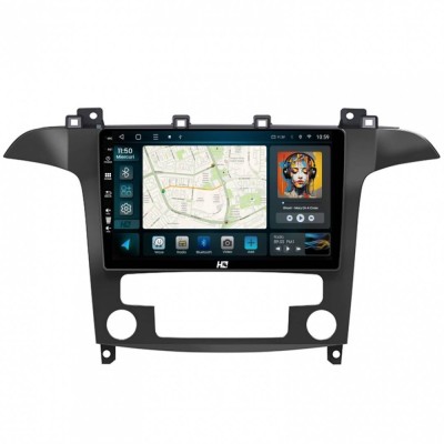 Navigatie Ford S-Max Galaxy (2006-2015) 6GB RAM Android 13 Octacore Slot Sim 4G DSP GPS Wi-FI Carplay Android Auto USB Bluetooth Waze Touchscreen 9 In foto