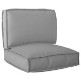 vidaXL Set de perne pentru palet 2 pcs Gri 60 x 60 x 12 cm