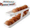 Suport Rulant Oua Frigider, Dispenser Oua Plastic, Organizator Oua 14 Bucati, 36x10 cm