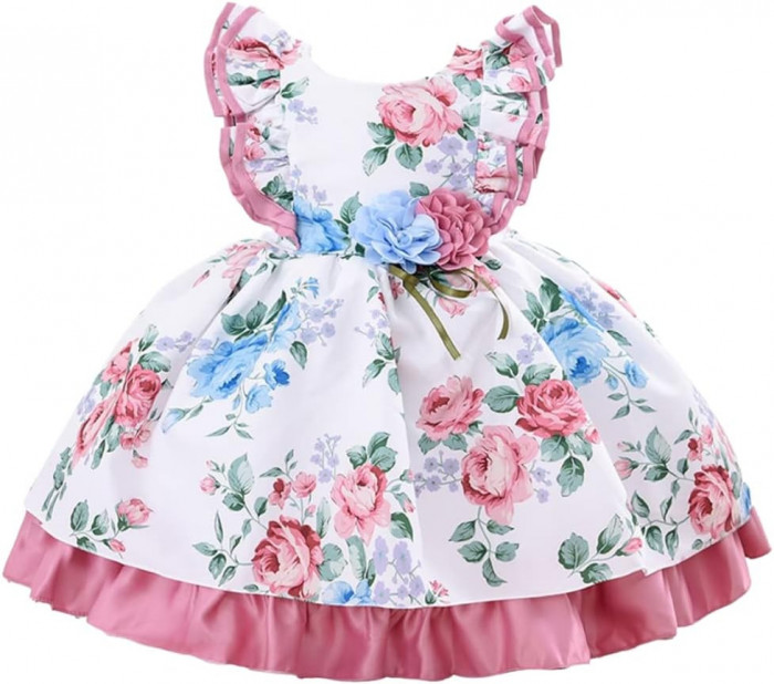 Pentru cosplay rochie florală pentru fete și adulți tineri la modă talie flori p